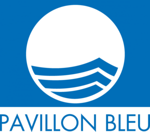 Logo du Pavillon Bleue qui est une certification qualité pour des ports de plaisance